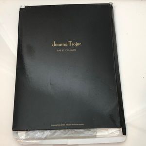 Joanna Trojer Sheer Satin Control Top Made in Italy Color Perla